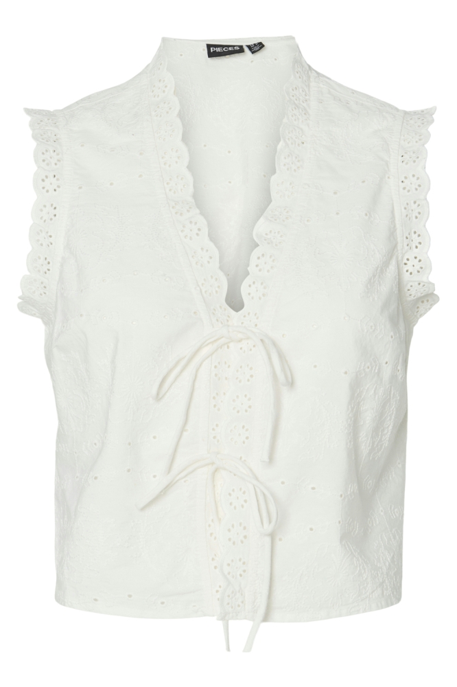 PCTALIA SL TIE TOP WVN 17157178 CLOUD DANCER
